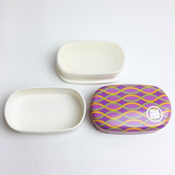 刀剣乱舞-布貼り小判お弁当箱-蜂須賀虎徹-日本製-グッズ--(MCOR)(MCD) 商品画像2：キャラグッズPERFECT WORLD TOKYO