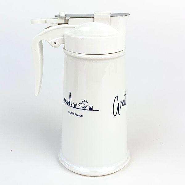 スヌーピー--シュガーポット-テーブル柄-ギフト陶器-おしゃれ-砂糖入れ-シュガー-キッチン小物-調味料入れ-北欧雑貨-白-日本製-(MCOR) 商品画像2：キャラグッズPERFECT WORLD TOKYO