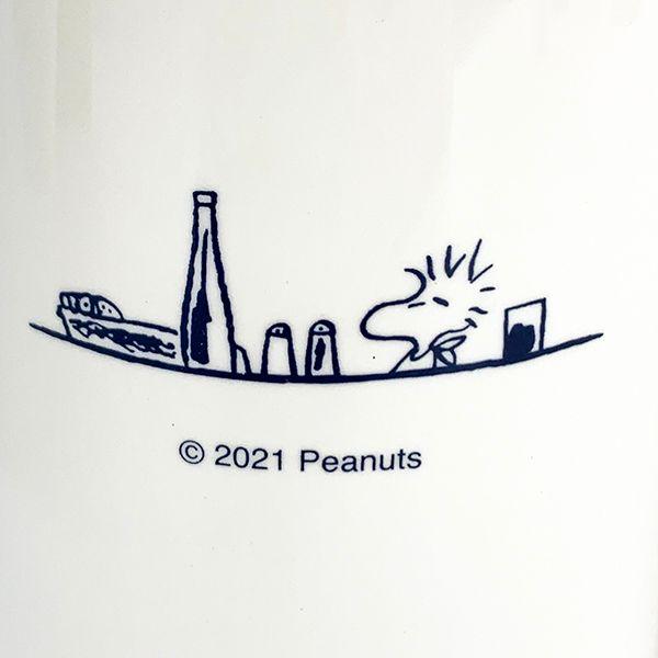 スヌーピー--シュガーポット-テーブル柄-ギフト陶器-おしゃれ-砂糖入れ-シュガー-キッチン小物-調味料入れ-北欧雑貨-白-日本製-(MCOR) 商品画像4：キャラグッズPERFECT WORLD TOKYO