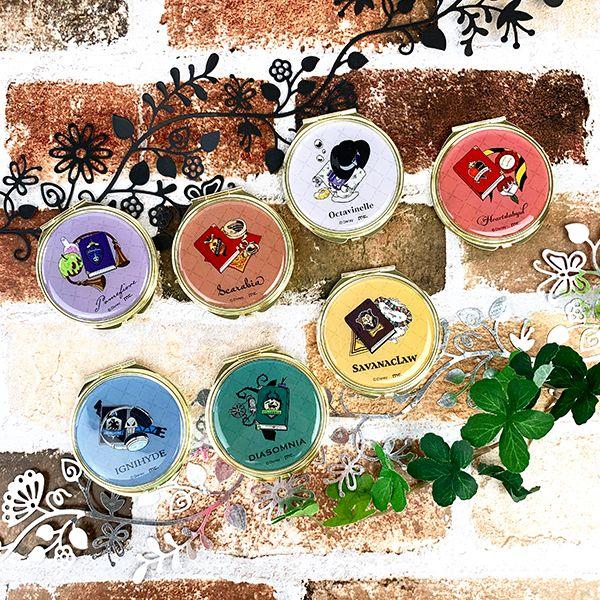 ディズニー-ツイステッドワンダーランド-コンパクトミラー-ハーツラビュル寮-ツイステ-Disney-アニモチミラー-レッド--(MCOR)(MCD) 商品画像4：キャラグッズPERFECT WORLD TOKYO