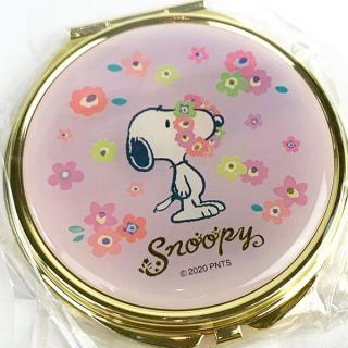 Peanuts スヌーピー コンパクトミラー Pu 手鏡 鏡 ミラー パープル Mcor の通販なら キャラグッズperfect World Tokyo Kaago カーゴ