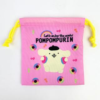 サンリオ-ポムポムプリン-3P-巾着セット-ディスコ-ハンギョドン