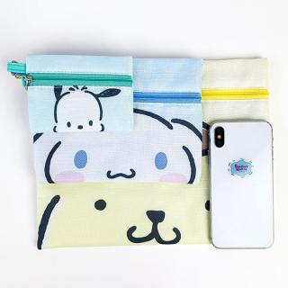 サンリオ-ポムポムプリン-サンリオキャラクターズ-3連ポーチ-ポムポム