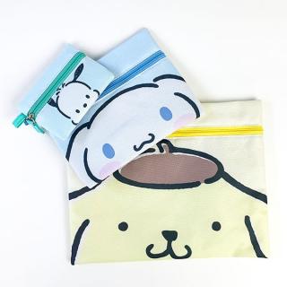 サンリオ-ポムポムプリン-サンリオキャラクターズ-3連ポーチ-ポムポム