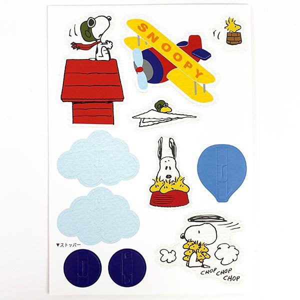 PEANUTS-スヌーピー-SNOOPY-mobile-フライングエース-モビール-ベビー-簡単-インテリア-ペーパー-ビビット-グッズ 商品画像3：キャラグッズPERFECT WORLD TOKYO