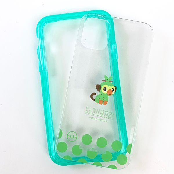 ポケットモンスター-サルノリ-iPhone11-XR-IJOY-CL-iPhone-XR-ワイヤレス充電-緑 商品画像2：キャラグッズPERFECT WORLD TOKYO