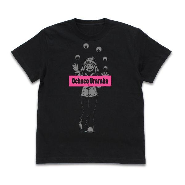 ヒロアカ 麗日お茶子 僕のヒーローアカデミア雪まつりVer./BLACK-XL Tシャツ ブラック XLサイズ 商品画像1：キャラグッズPERFECT WORLD TOKYO