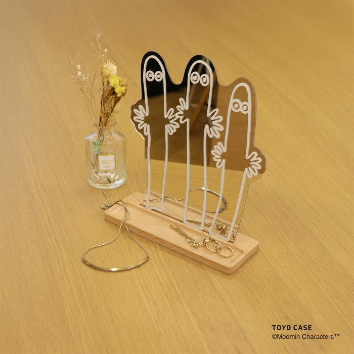 ムーミン ニョロニョロ ダイカットスタンドミラー 鏡 MOOMIN 商品画像4：キャラグッズPERFECT WORLD TOKYO