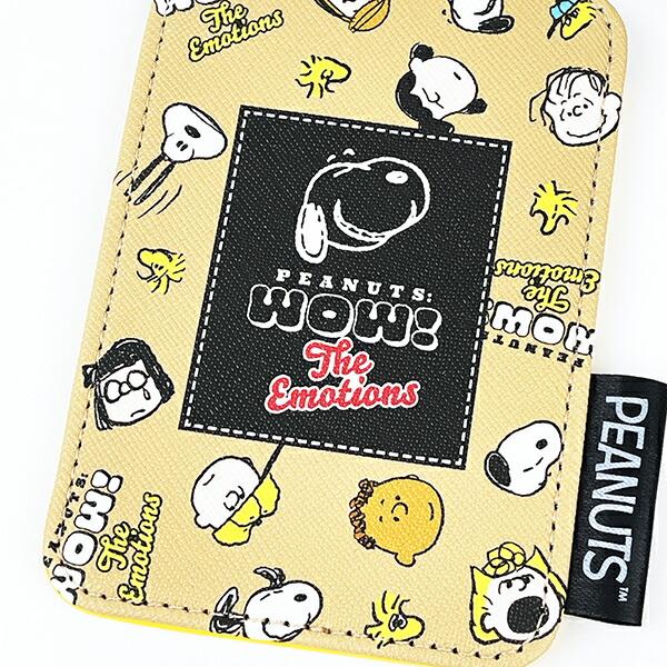 スヌーピー フェイス リール付きパスケース 定期入れ SNOOPY 商品画像2：キャラグッズPERFECT WORLD TOKYO
