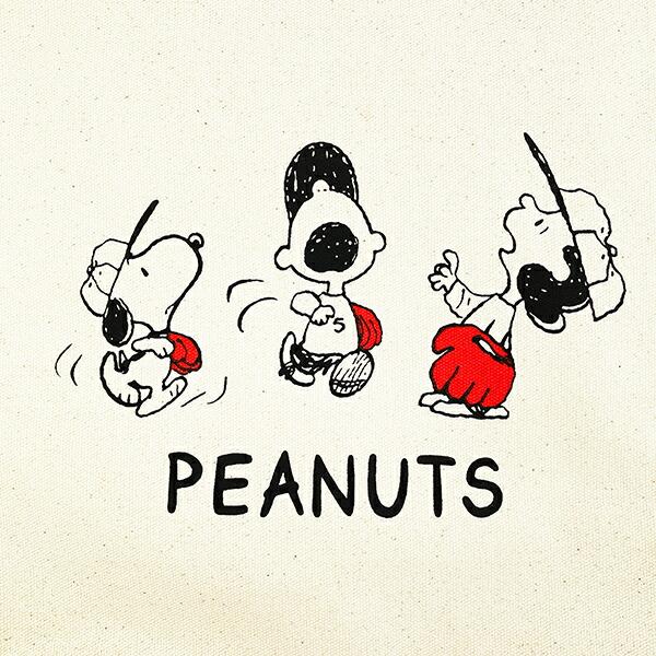 スヌーピー 野球 レッスンバッグ トートバッグ SNOOPY 商品画像2：キャラグッズPERFECT WORLD TOKYO