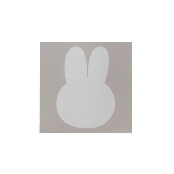 ミッフィー miffy スクエアメモ (グレー) 文具 日本製 フェイスシリーズ 商品画像4：キャラグッズPERFECT WORLD TOKYO
