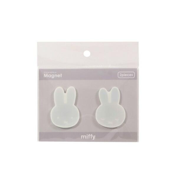 ミッフィー miffy マグネット (グレー) 文具 フェイスシリーズ 商品画像2：キャラグッズPERFECT WORLD TOKYO
