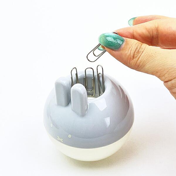 ミッフィー miffy クリップケース (グレー) 文具 フェイスシリーズ 商品画像4：キャラグッズPERFECT WORLD TOKYO