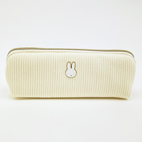 ミッフィー miffy ペンケース (アイボリー) 筆箱 文具 フェイスシリーズ
