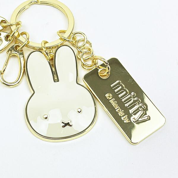 ミッフィー miffy キーリング (アイボリー) フェイスシリーズ 商品画像2：キャラグッズPERFECT WORLD TOKYO