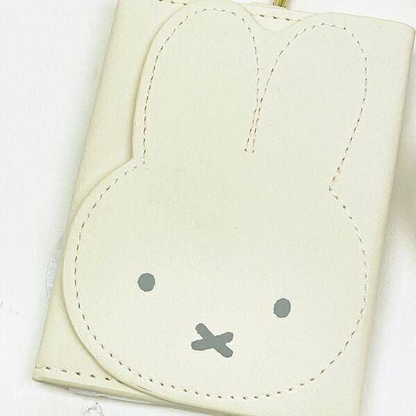 ミッフィー miffy パスケース (アイボリー) 定期入れ フェイスシリーズ 商品画像2：キャラグッズPERFECT WORLD TOKYO