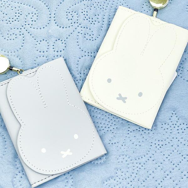 ミッフィー miffy パスケース (グレー) 定期入れ フェイスシリーズ 商品画像4：キャラグッズPERFECT WORLD TOKYO