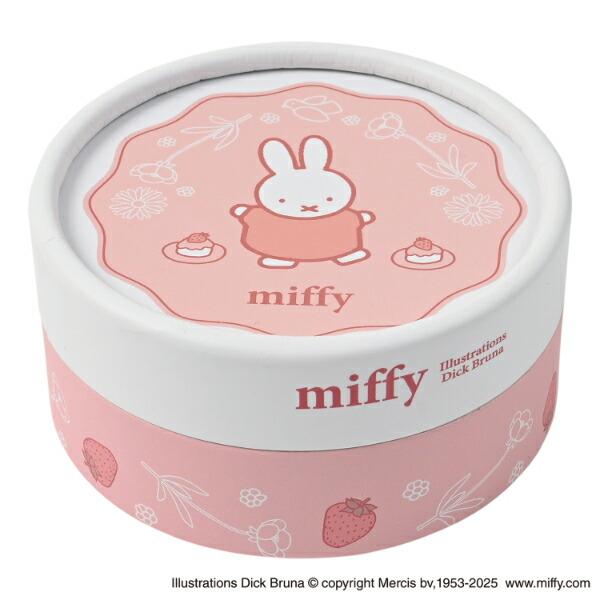 ミッフィー miffy 丸箱入りメモ ストロベリー 文具