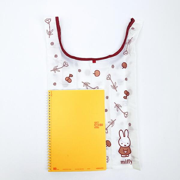 ミッフィー miffy ポーチ付きエコバッグ チェリー 商品画像2：キャラグッズPERFECT WORLD TOKYO