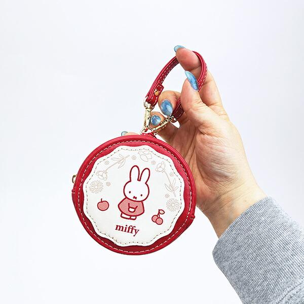 ミッフィー miffy ラウンドマカロンポーチ チェリー 商品画像4：キャラグッズPERFECT WORLD TOKYO