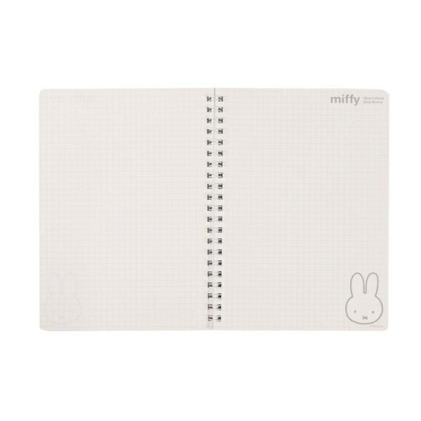 ミッフィー miffy A5リングノート(アップ) 文具 日本製 商品画像2：キャラグッズPERFECT WORLD TOKYO