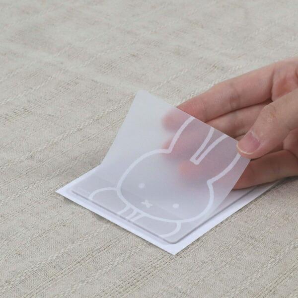 ミッフィー miffy トレーシングペーパー付箋(アップ) 文具 日本製 商品画像2：キャラグッズPERFECT WORLD TOKYO