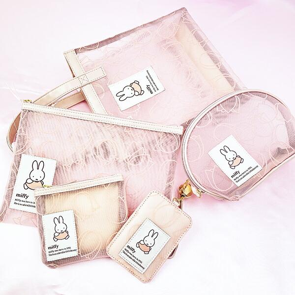 ミッフィー miffy ティッシュケース付きポーチ ピンク フラワーシリーズ 商品画像7：キャラグッズPERFECT WORLD TOKYO