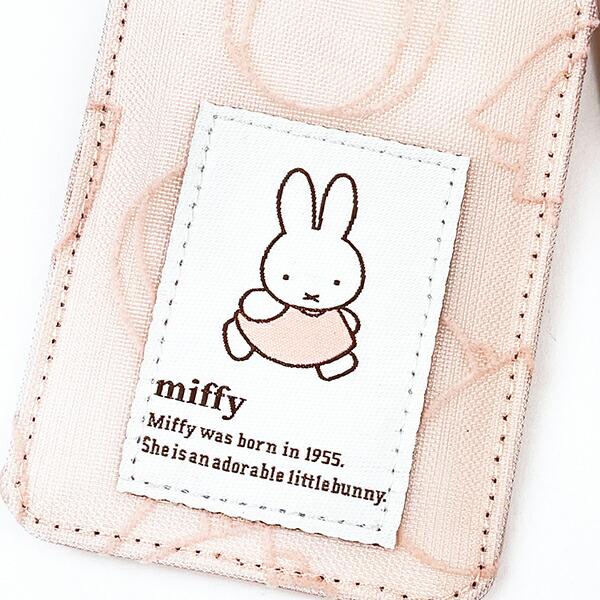 ミッフィー miffy パスケース ピンク フラワーシリーズ 商品画像2：キャラグッズPERFECT WORLD TOKYO