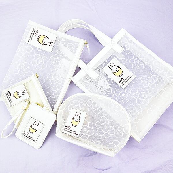 ミッフィー miffy トートバッグ ホワイト フラワーシリーズ 商品画像6：キャラグッズPERFECT WORLD TOKYO