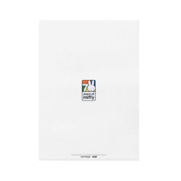 ミッフィー miffy 70th A4クリアホルダー ブロック 文具 日本製 商品画像2：キャラグッズPERFECT WORLD TOKYO