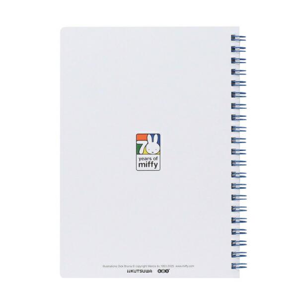 ミッフィー miffy 70th A5リングノート ブロック 文具 日本製 商品画像2：キャラグッズPERFECT WORLD TOKYO