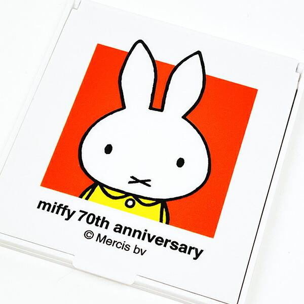 ミッフィー miffy 70th ミラー レッド 鏡 日本製 商品画像2：キャラグッズPERFECT WORLD TOKYO