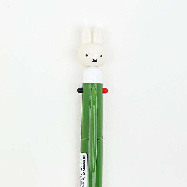 ミッフィー miffy 3色ボールペン (グリーン) 日本製 文具 商品画像2：キャラグッズPERFECT WORLD TOKYO