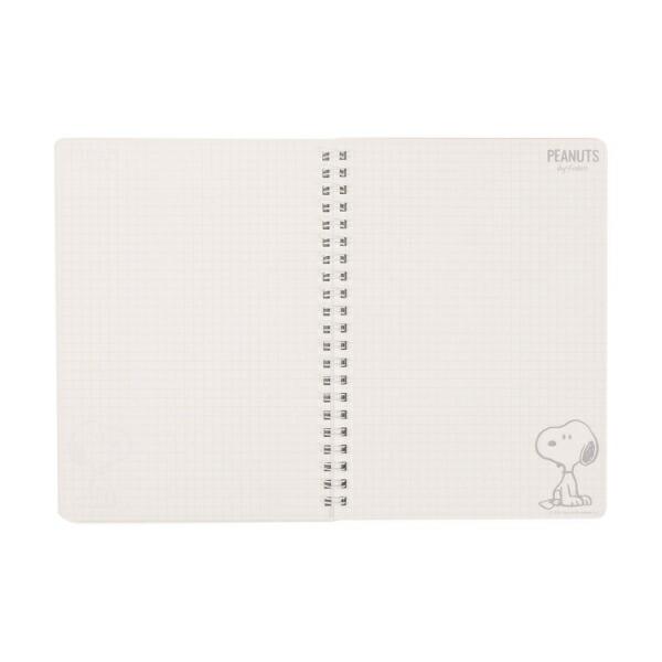 スヌーピー A5リングノート(フェイス) 文具 日本製 SNOOPY 商品画像2：キャラグッズPERFECT WORLD TOKYO