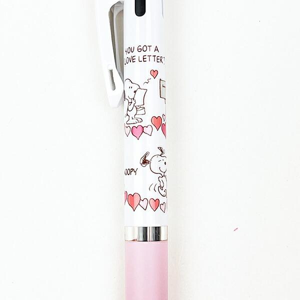 スヌーピー ラブレター 3色ボールペン 文具 日本製 SNOOPY 商品画像2：キャラグッズPERFECT WORLD TOKYO