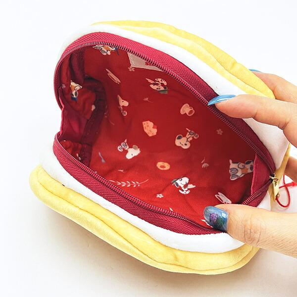 スヌーピー クリームサンドポーチ アールグレイ SNOOPY 商品画像4：キャラグッズPERFECT WORLD TOKYO