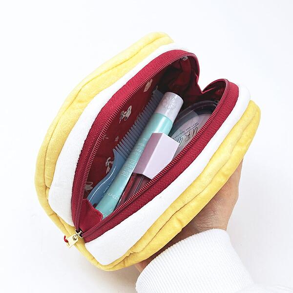 スヌーピー クリームサンドポーチ アールグレイ SNOOPY 商品画像5：キャラグッズPERFECT WORLD TOKYO