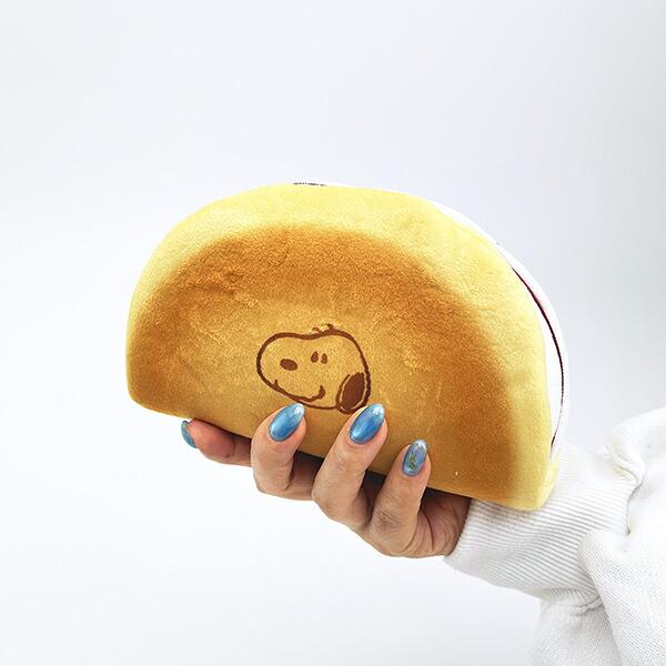 スヌーピー クリームサンドポーチ アールグレイ SNOOPY 商品画像6：キャラグッズPERFECT WORLD TOKYO
