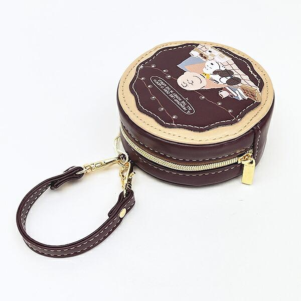 スヌーピー ラウンドマカロンポーチ チョチョコレート SNOOPY 商品画像3：キャラグッズPERFECT WORLD TOKYO