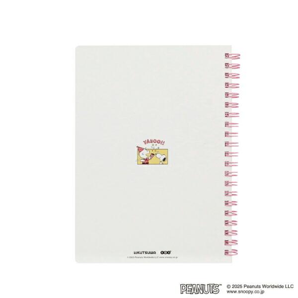 スヌーピー セレブレーション A5リングノート 文具 PEANUTS 75th 日本製 SNOOPY 商品画像2：キャラグッズPERFECT WORLD TOKYO