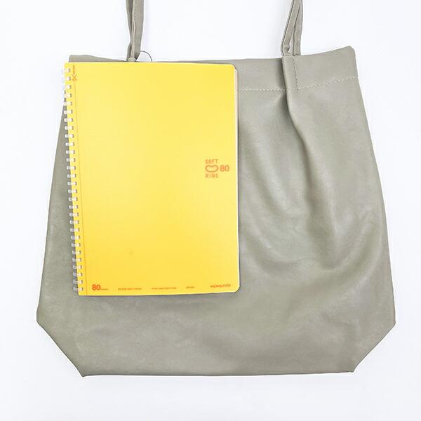 オサムグッズ 合皮ハンドルタックトートバッグ (グレー) 商品画像3：キャラグッズPERFECT WORLD TOKYO