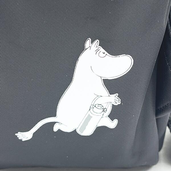 ムーミン おでかけ スクエアリュックサック バッグ ブラック 商品画像5：キャラグッズPERFECT WORLD TOKYO