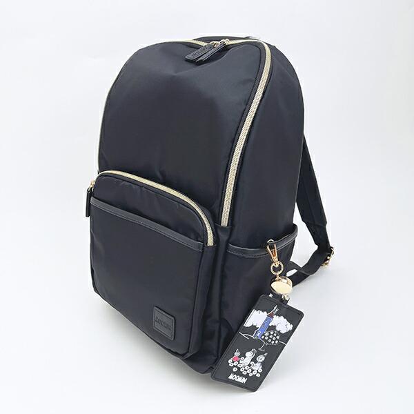 ムーミン ピクニック ラウンドリュックサック バッグ ブラック