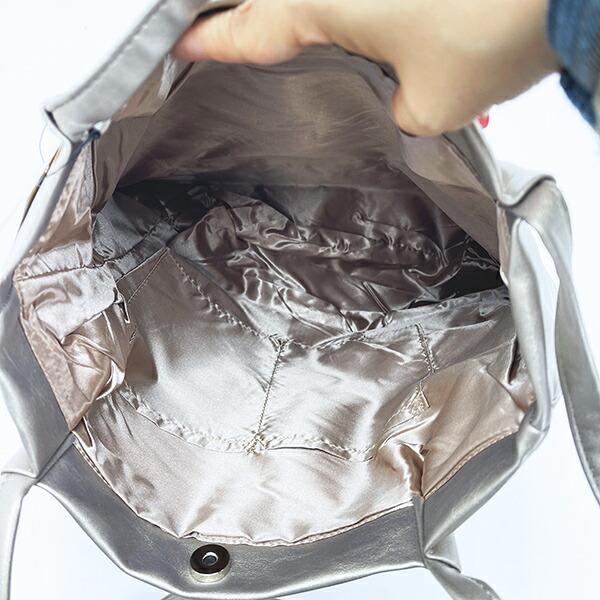 オサムグッズ 合皮ハンドルタックトートバッグ (ブロンズ) 商品画像4：キャラグッズPERFECT WORLD TOKYO