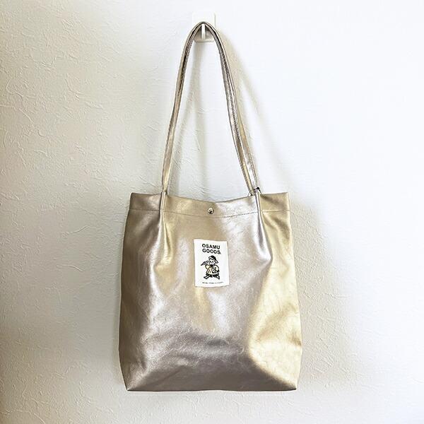 オサムグッズ 合皮ハンドルタックトートバッグ (ブロンズ) 商品画像5：キャラグッズPERFECT WORLD TOKYO
