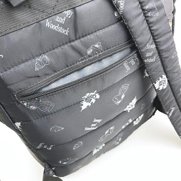 スヌーピー デイパック ブラックダウン リュック SNOOPY 商品画像6：キャラグッズPERFECT WORLD TOKYO