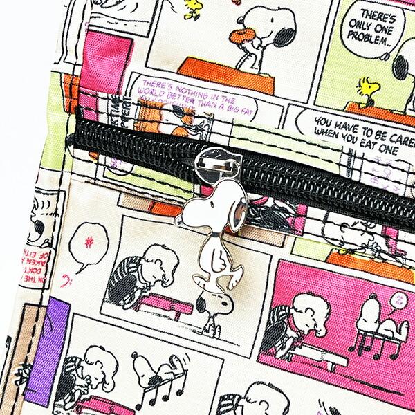 スヌーピー コミックカラー 折りたたみボストンバッグ(L) トラベル SNOOPY 商品画像3：キャラグッズPERFECT WORLD TOKYO