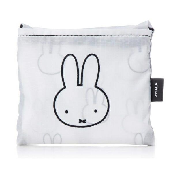 ミッフィー miffy 折りたたみエコバッグ(Mサイズ) フェイスホワイト 商品画像4：キャラグッズPERFECT WORLD TOKYO