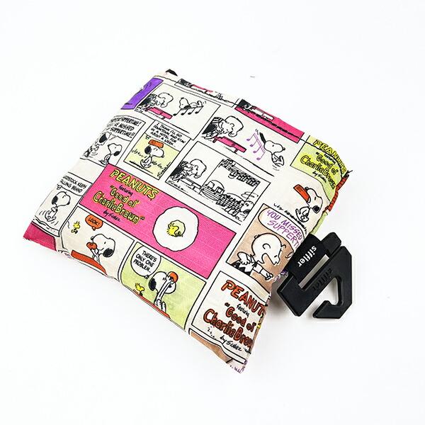 スヌーピー コミックカラー 折りたたみエコバッグ(M) SNOOPY 商品画像4：キャラグッズPERFECT WORLD TOKYO