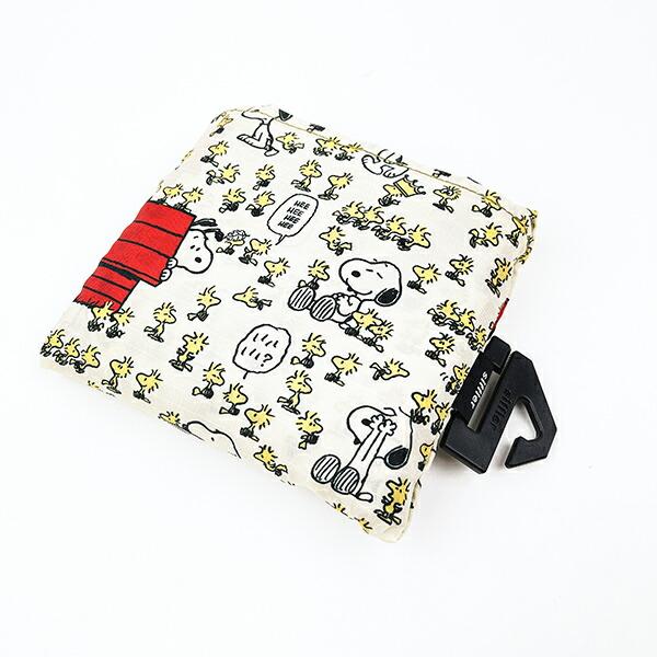 スヌーピー ウッドストック 折りたたみエコバッグ(M) SNOOPY 商品画像4：キャラグッズPERFECT WORLD TOKYO